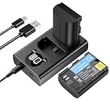 ENEGON LP-E6 sostitutiva (2 pezzi) e caricabatterie Dual USB intelligente per Canon LP-E6, LP-E6N e Canon EOS 5D Mark II/III/IV, 5DS, 5DS R, 6D, 7D, 7D Mark II, 60D, 60Da 70D 80D e tante altre