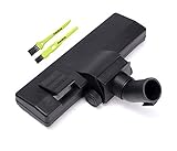 Italdos Spazzola Universale 32mm per Aspirapolvere Electrolux Rowenta Miele Dirt Devil Bocchetta con Ruote per Moquette o Piastrelle