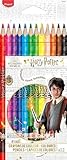 Maped - 12 matite colorate di Harry Potter - Ideali per il ritorno a scuola - Astuccio in cartone 832053