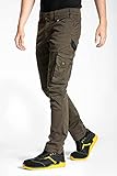 Pantaloni Jeans Jobc1 Tasconato Stretch Colore Verde Tg. 52