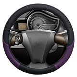 ZSHYTWE Coprivolante per Toyota IQ per Scion IQ Coprivolante per Auto in Microfibra E Pelle Accessori per Interni Auto Protezione Custodia Volante(Viola)