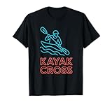 Icona Kayak Croce Contorno Maglietta