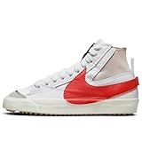 NIKE DD3111-102 Blazer Mid '77 Jumbo Uomo, White/Habanero Red-Rattan-White EU 41
