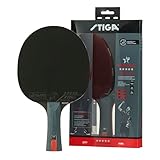 STIGA Racchetta da Ping Pong Prestige 5 Stelle, Telaio 5 Strati, Gomma STAR 5 ITTF, Spugna 2.0 mm, Tecnologia WRB per Maggiore Velocità, Manico Concavo e Presa Comoda - Livello Avanzato