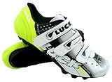 LUCK - Extreme 3.0 MTB, Scarpe da Ciclismo con Suola in Carbonio e Tripla Striscia di Fissaggio in Velcro