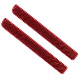Riloer Riflettori paraurti posteriori Compatibile con Land Rover Lr3 Discovery 3/Lr4 Discovery 4, Compatibile con Range Rover Sport/Sport Supercharged, (2 pezzi, rosso)