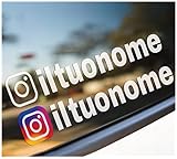 Adesivo nome per pubblicità con testo e logo – Tuning Sticker nome utente per auto