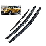 Set di 3 spazzole tergicristallo Anteriori e Posteriori, per Suzuki Vitara MK4 2015-2020 Parabrezza Parabrezza Finestrino 24"+16"+10"