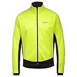 GOREWEAR C3 WINDSTOPPER® Thermo Giacca Uomo, Neon Yellow / Black, L