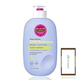 Cleansing Wipe Bundled with eos Shea Butter Lotion – Vanilla Cashmere Moisturizer for Dry Skin, 16 fl oz - By Luxpaks