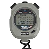 Stoptec Cronometro 496 | Display a 3 righe | 500 Memoria | Misurazione della frequenza della corsa | Controllo della gara | Ora e data | Antispruzzo | Facile sostituzione della batteria