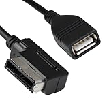 Dozylive USB Music Interface AMI MMI AUX Compatibile con Audi A3 A4 A5 A6 A8 Q5 Q7, AMI MDI USB Audio Cavo Adattatore Musicale Ricevitore per Jetta/Golf/Passat/Tiguan/Touareg/Wagon/Skoda