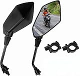 ZTYUANHANG Moto Specchietto Retrovisore per Kawasaki Er5 Er-5 Er 5 Er5 2004 2005, Laterali Retrovisori Specchietti Moto Manubrio