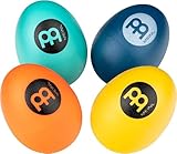 Meinl Percussion Egg Shaker Set - 4 Differenti Volumi - Include Soft, Medium, Loud, Extra Loud - Plastica, Multicolor (ES-SET-2)