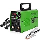 SPRIGHOLLY 2 IN 1 Mini Saldatrice Inverter 145A,con la funzione ARC LIFT TIG, dotato di tecnologia IGBT e display digitale LED, adatto per uso domestico e DIY, Saldatrice Elettrodo ARC-145