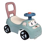 Little Smoby - Auto cavalcabile - Funzione girello - Volante - Contenitore per giocattoli - Dai 10 mesi - Prodotto in Francia