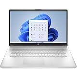 HP Laptop 17-cn2004sl, Intel Core i7-1255U, RAM 16GB, SSD 512 GB, Intel Iris Xe, Display 17.3" FHD IPS 300 Nits, Antiriflesso, Privacy Camera 720p TNR, Lettore Schede SD, Windows 11, Argento