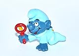 Schleich 20203 Pupazzetto de “i Puffi”, soggetto: baby Puffo, colore: blu