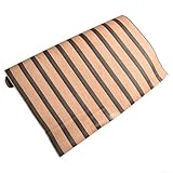 Stecche da parete in PVC in attraente stile doghe in legno, adatte per varie applicazioni interne, dimensioni 45 cm x 10 m (griglia in rovere)