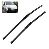 ZDDYUU Spazzole Tergicristallo Anteriore Auto 2 Pezzi per Fiat Fiorino MK3 2008-2013 26"+19", Parabrezza Ricambio Automatico Finestrini Pioggia Spazzole