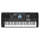 Yamaha Digital Keyboard PSR-E473 - Tastiera Digitale Versatile - Design Portatile con 61 Tasti a Tocco Sensibile e Vari Stili di Accompagnamento - Nero