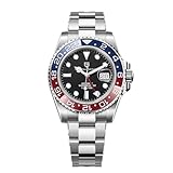 Pagani Design Uomo Meccanico GMT Acciaio Inossidabile Impermeabile Orologio Da Polso Zaffiro Vetro Acciaio Inox Ceramica Orologi Orologio per Uomo