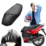 Autodomy Coprisella Moto Taglia L per Selle da 68 a 78 cm | Coprisedile Moto Antiscivolo e Antigraffio | Coprisella Scooter Impermeabile e Universale | Protezione Pioggia e UV Cuscino Scooter