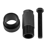 ECSiNG 1 Set Estrattore Per Pompa Di Iniezione Carburante Motore Diesel Set Di Strumenti Di Smontaggio In Acciaio Accessori Per Smontaggio Pompa Ad Alta Pressione Compatibile Con BMW M47 M57 Nero