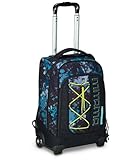 Mitama Trolley DR Scuola Desert Blue,Con Mega Scomparto e Doppia Maniglia, Nero e Blu, Scuola Elementare e Tempo Libero, Bambino Ragazzo