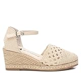 XTI 142333, Sandalo Espadrillas con Zeppa Donna, Beige 42, 40 EU