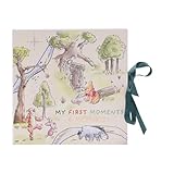 Disney Winnie the Pooh Baby Memory Book – My First Moments & Memories | Registro del primo anno per ragazzi e ragazze | Regalo per neonati con chiusura a nastro | Album dei ricordi ufficiale Widdop