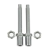 HDBUBALUS Kit Abbassamento Sospensioni Regolabili Posteriori 1-2 "per Moto Adatto per Harley Davidson Softail 00-16