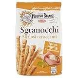 Mulino Bianco Grissini Sgranocchi Croccanti, Perfetti come Snack, 210 g [L'imballaggio può variare]