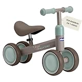 Chicco Ride-ON Quadriciclo Senza Pedali, Bicicletta Senza Pedali Equilibrio per Bambini, Guida Fluida, Ruote in gomma, Morbida Sella Antiscivolo, Manici Antiscivolo, 1-3 Anni, max 20 kg, Beige