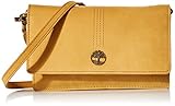 Timberland RFID Leather Crossbody Bag Wallet Purse, Borsa a Tracolla in Pelle Donna, Grano (Nubuck), Taglia Unica