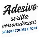 Adesivi personalizzati per auto e moto – Adesivo tuning racing scritta nome – Sticker decorativi impermeabili con testo personalizzato