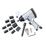 ORAZIO Avvitatore a Impulsi Pneumatico Set 1/2", Pistola Pneumatica Heavy Duty Bulloneria per Pneumatici per Ruote di Camion per Auto da Garage Rimozione Installazione Utensile 212192B
