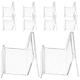 10Pcs Acrilico Portafoglio Espositore Supporto per Cellulare Cellulare Stand Vendita Dettaglio Mostra Cremagliera Borsa Borsa Gioielli Stand Singolo Espositori Cosmetici