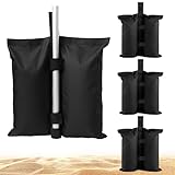 Set di 4 Pesi per Gazebo, Sacchi di Sabbia, Zavorre per Gazebo, Pesi per Gazebo da Esterno, Zavorra per Gazebo, Pesi per Gazebo da Esterno Adatti per Tende, Padiglioni e Piscine