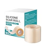 Fogli Cicatriziali In Silicone,4x150cm Hydrocolloid Silicone Scar Patch Roll, Cerotti Cicatrici, Reusable Face Scar Removal Patch For Burn, Blisters, Recovery, Pimples Acnes E Altro