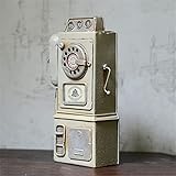 CGF- Telefoni analogici Decorazione da Parete Telefono Fisso Vintage, Modello di Telefono, quadrante Girevole del Telefono Decorativo per Regalo di Natale per la casa/Ufficio