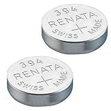 Renata 2 x Batteria Orologio - Fatto In Svizzera - Tutte Le Taglie - Ossido D'argento Batterie - 315,317,319,321,329,335,337,341,344,346,350,357,361,362 ecc