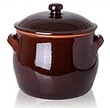 PENTOLA LENTIA CM 21 CON COPERCHIO terracotta