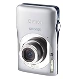 Canon IXUS 105 Fotocamera Digitale, 12.1 Megapixel, Argento