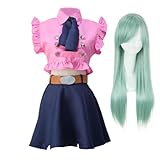 Zhongkaihua Elizabeth Liones Costume cosplay The Seven Deadly Sins cosplay cameriera uniforme set completo vestito di Halloween da donna