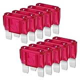 Gebildet 10 Pezzi Fusibili a Lama Maxi APX Fusibili di Ricambio 50A per Auto Camion Camper Barche Automobili Veicoli Camper SUV