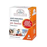 P6 Nausea Control, Gocce Anti-Nausea, Integratore Alimentare per Bambini e Adulti, a Base di Zenzero e Vitamine del Gruppo B, Non Induce Sonnolenza, al Gusto Amarena - 30 ml