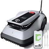 ECOVACS GOAT G1-800 robot tagliaerba 800mq senza filo perimetrale, Rasaerba robot con mappatura automatica, posizionamento Banda Ultra Larga+Vision+GPS, gestione di 16 zone, pendenza fino al 45%