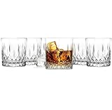 Glasmark KROSNO 1992 Set di bicchieri da whisky Gin Bourbon Rum Cocktail alcol, accessori per gli amanti del whisky Trasparente 6 x 280 ml