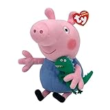 Ty Peppa Pig Beanie Buddy George Peluche, 24 cm